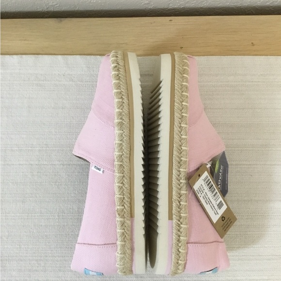 NEW TOMS Alpargata Platform Rope size 6 pink - Picture 7 of 8